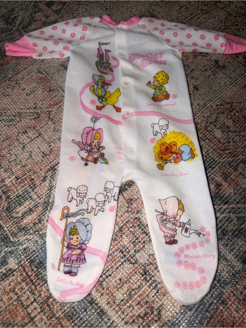 Vintage nursery rhymes size newborn baby